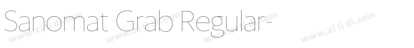Sanomat Grab Regular字体转换